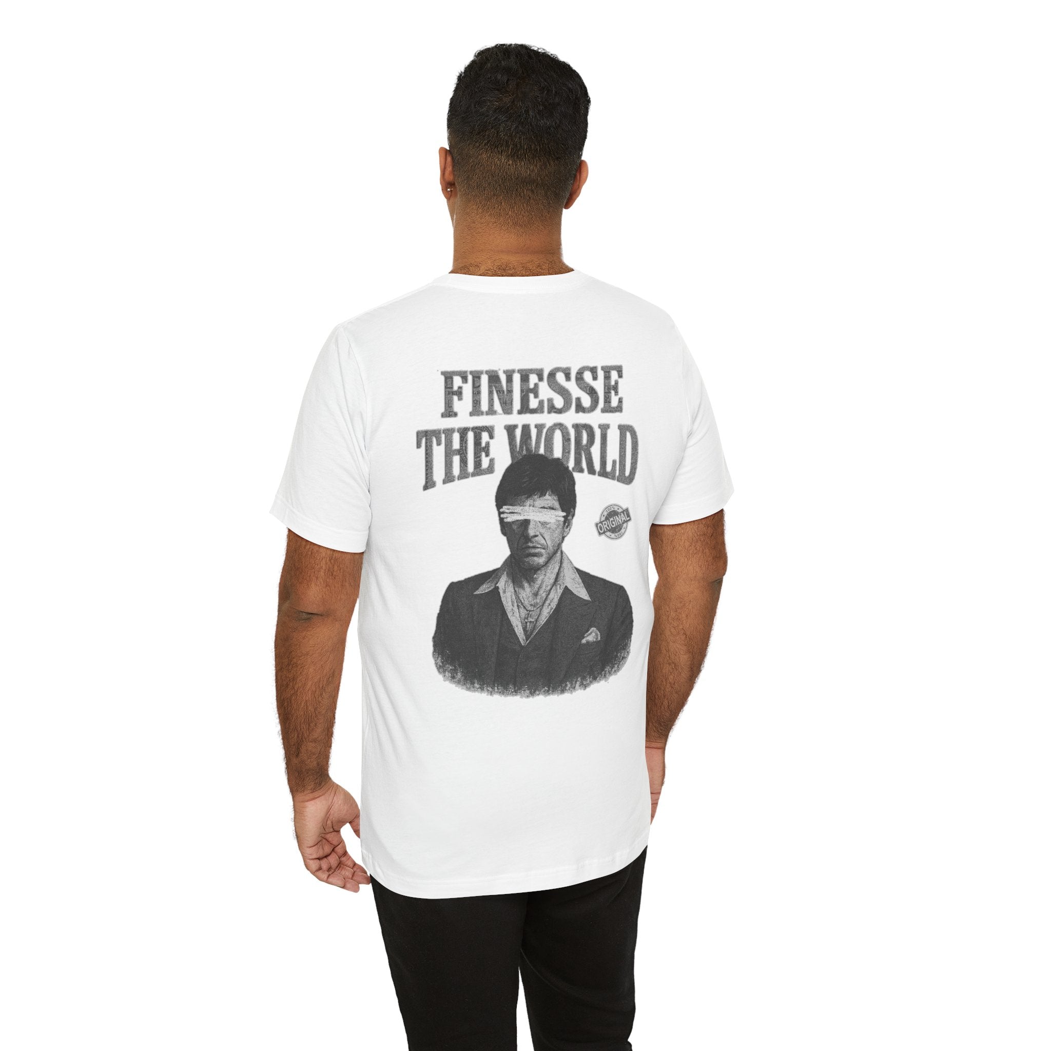 Finesse the World B/W "Tony M" Graphic T-Shirt