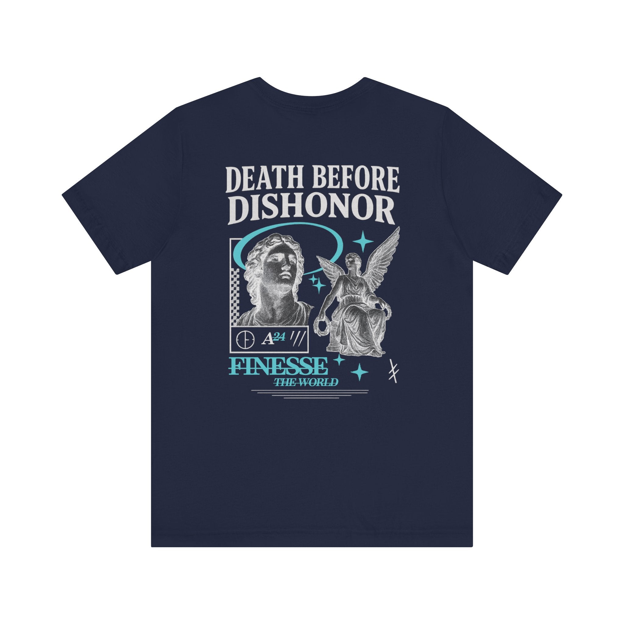 FinesseTheWorld BACK "Death Before Dishonor"  Graphic T-Shirt