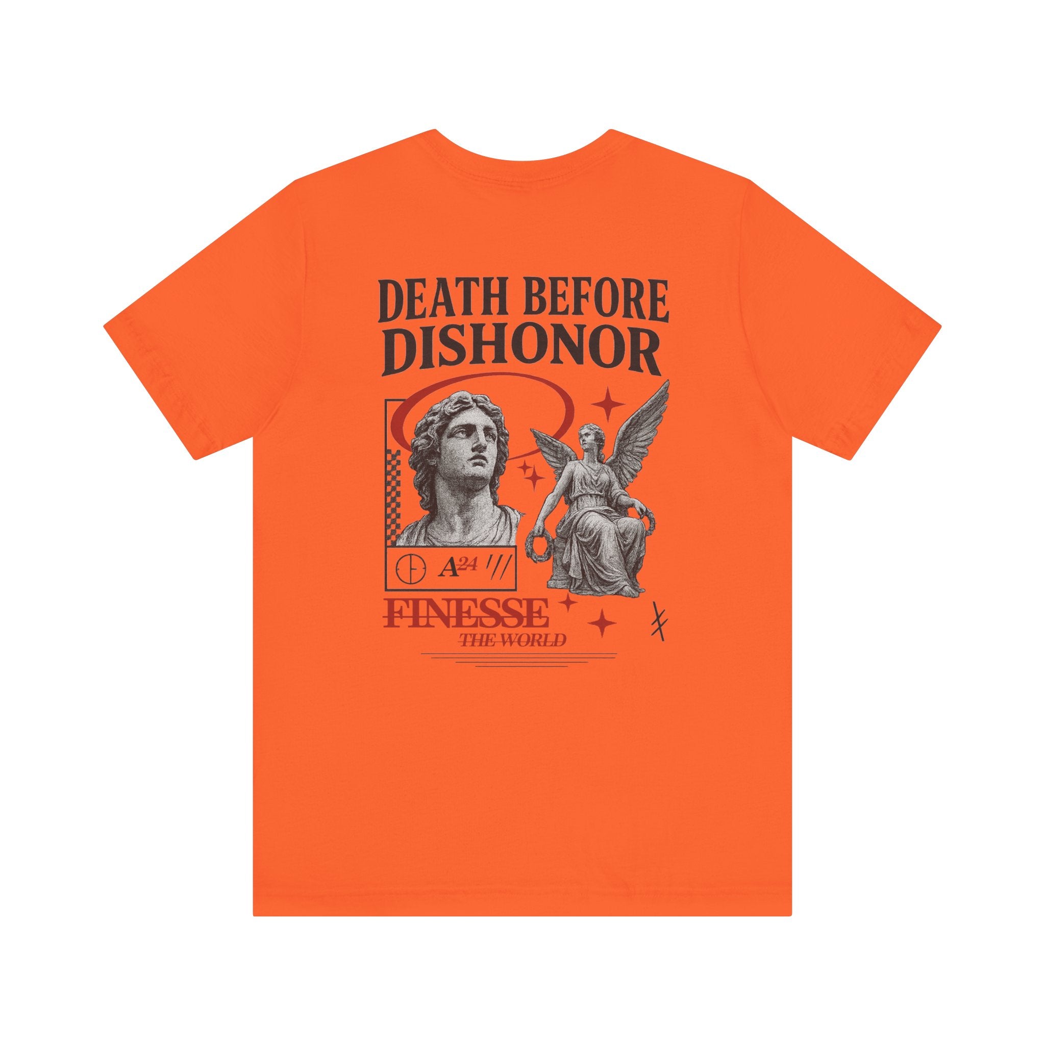 FinesseTheWorld "Death Before Dishonor" BACK Graphic T-Shirt