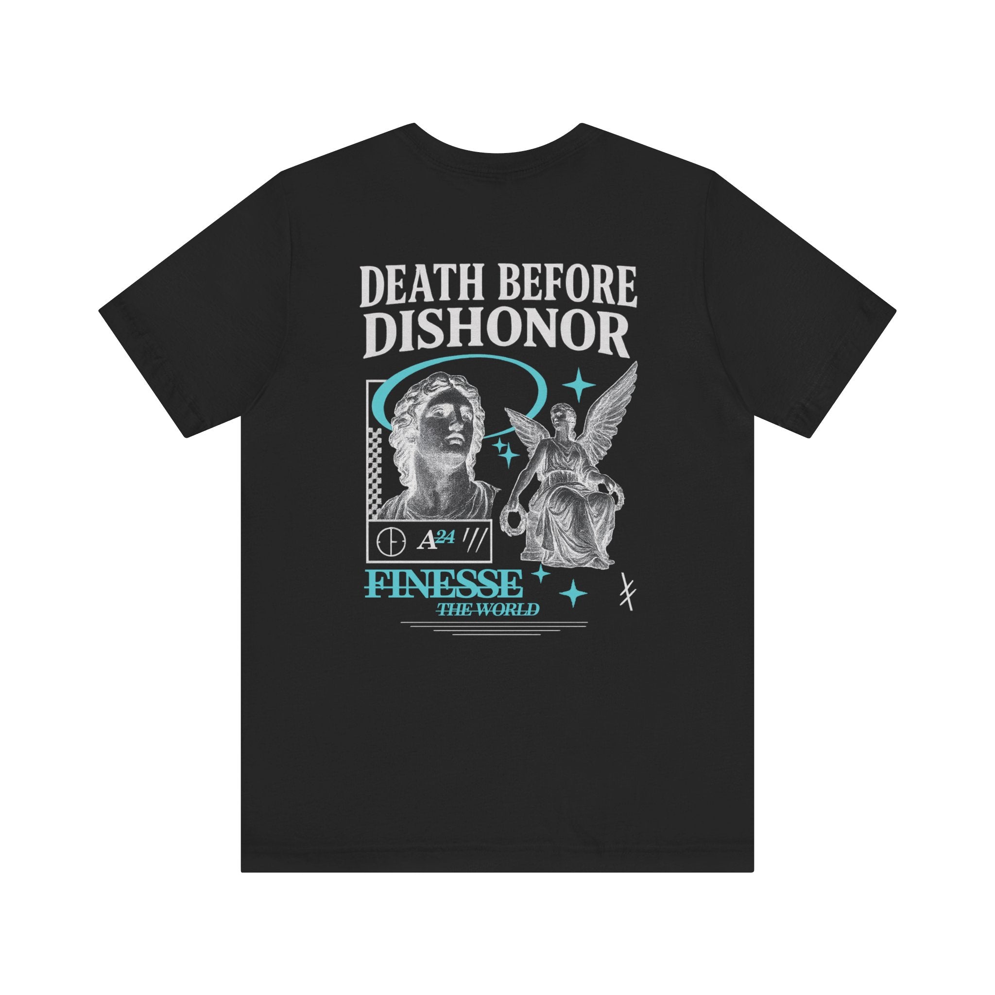 FinesseTheWorld BACK "Death Before Dishonor"  Graphic T-Shirt