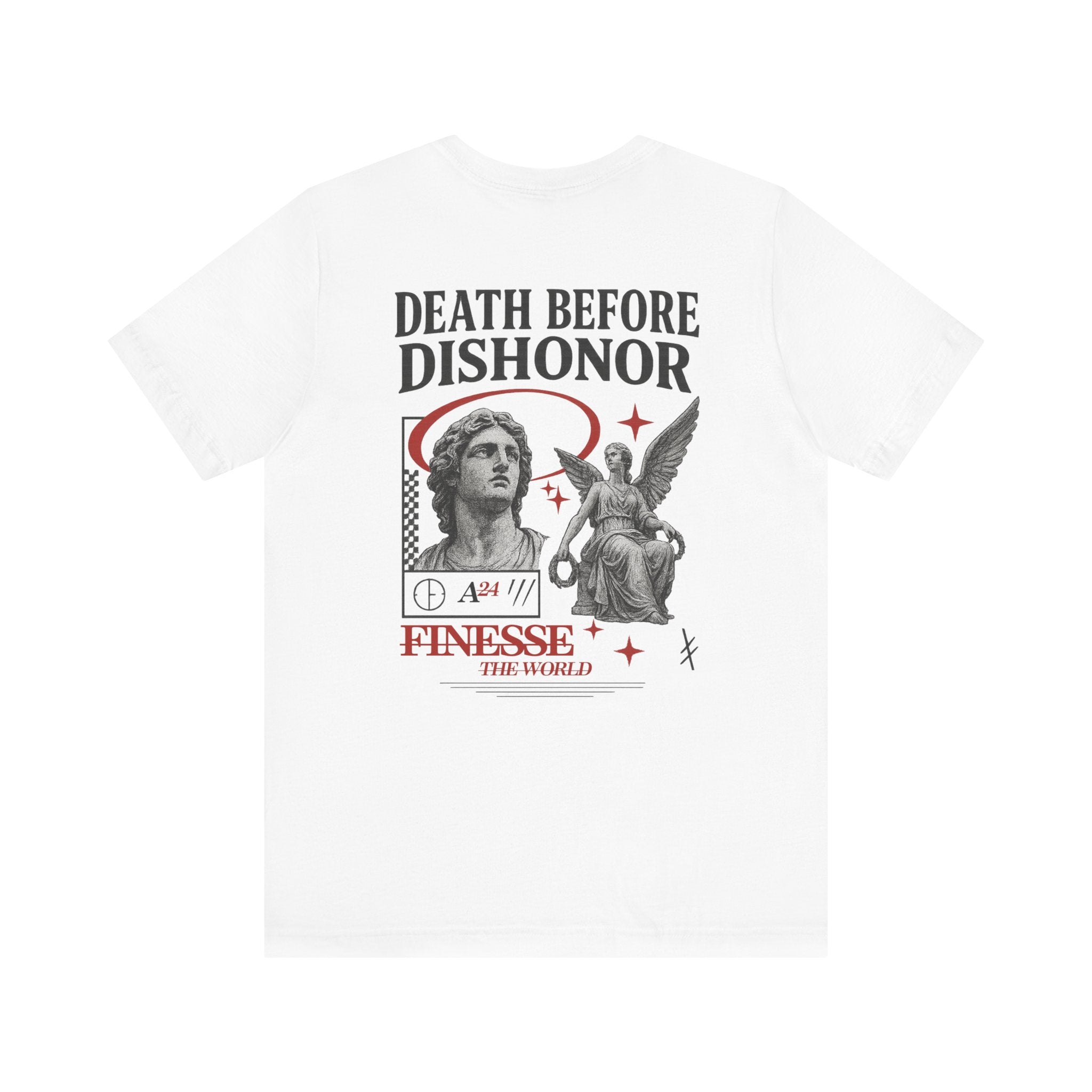 FinesseTheWorld "Death Before Dishonor" BACK Graphic T-Shirt