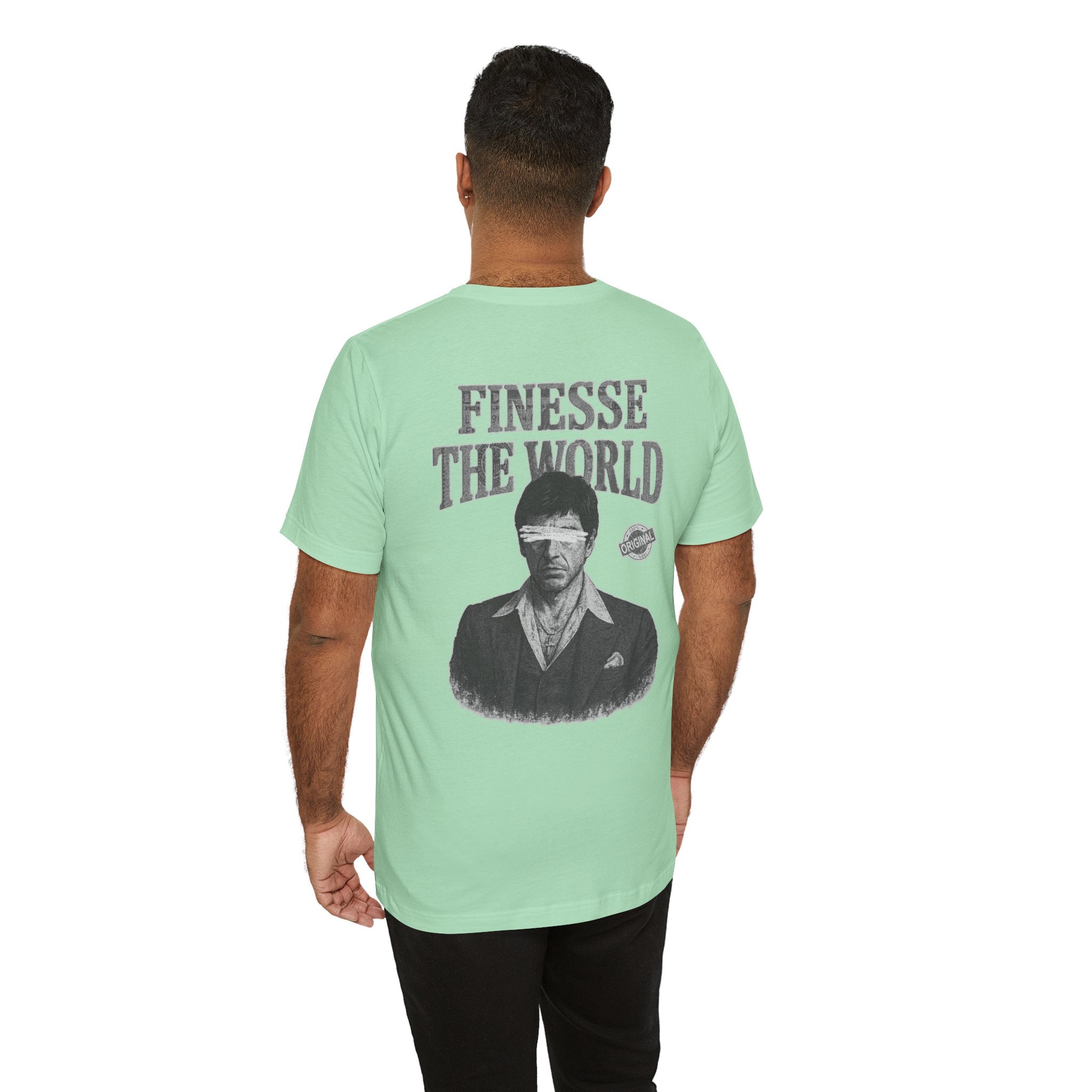 Finesse the World B/W "Tony M" Graphic T-Shirt
