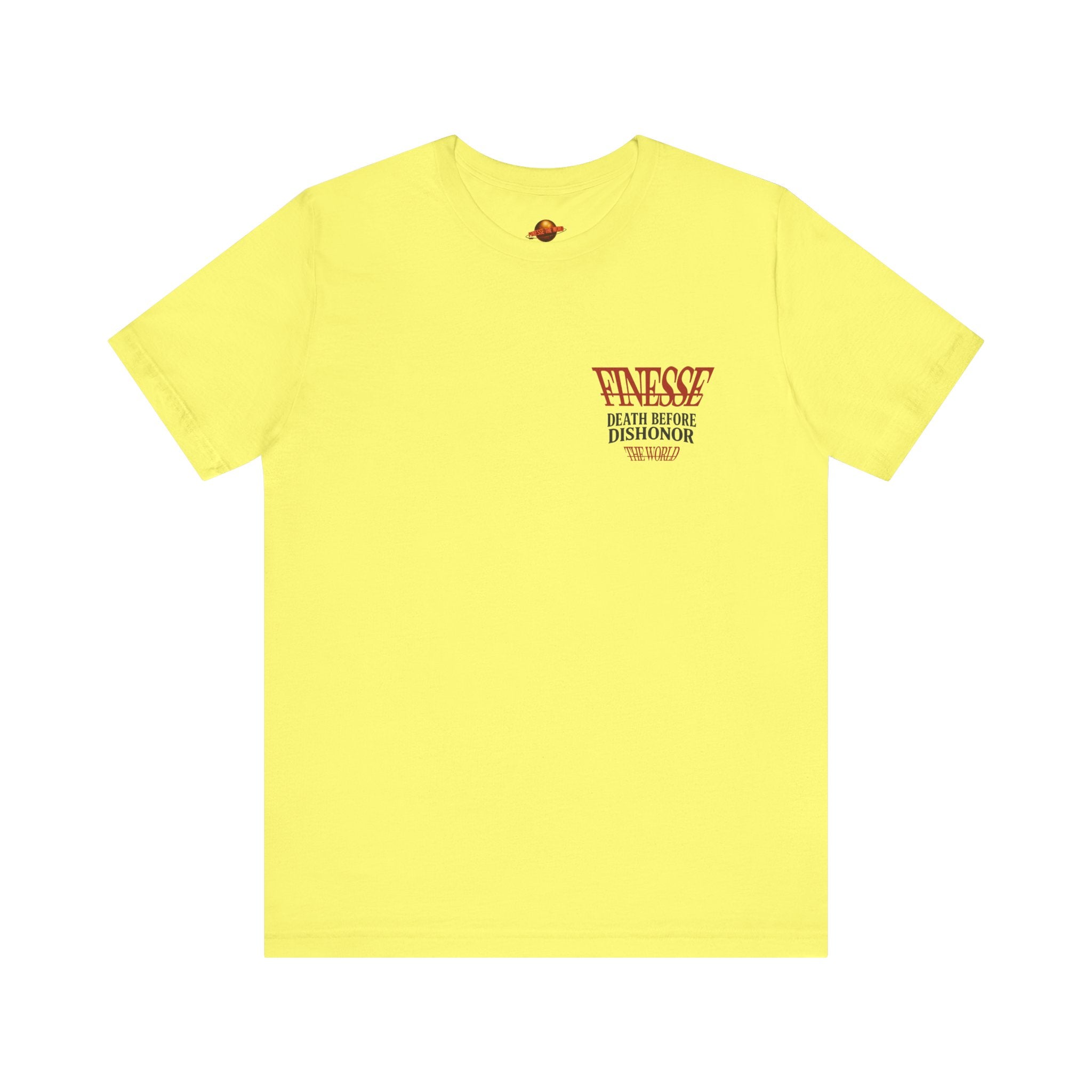 FinesseTheWorld "Death Before Dishonor" BACK Graphic T-Shirt