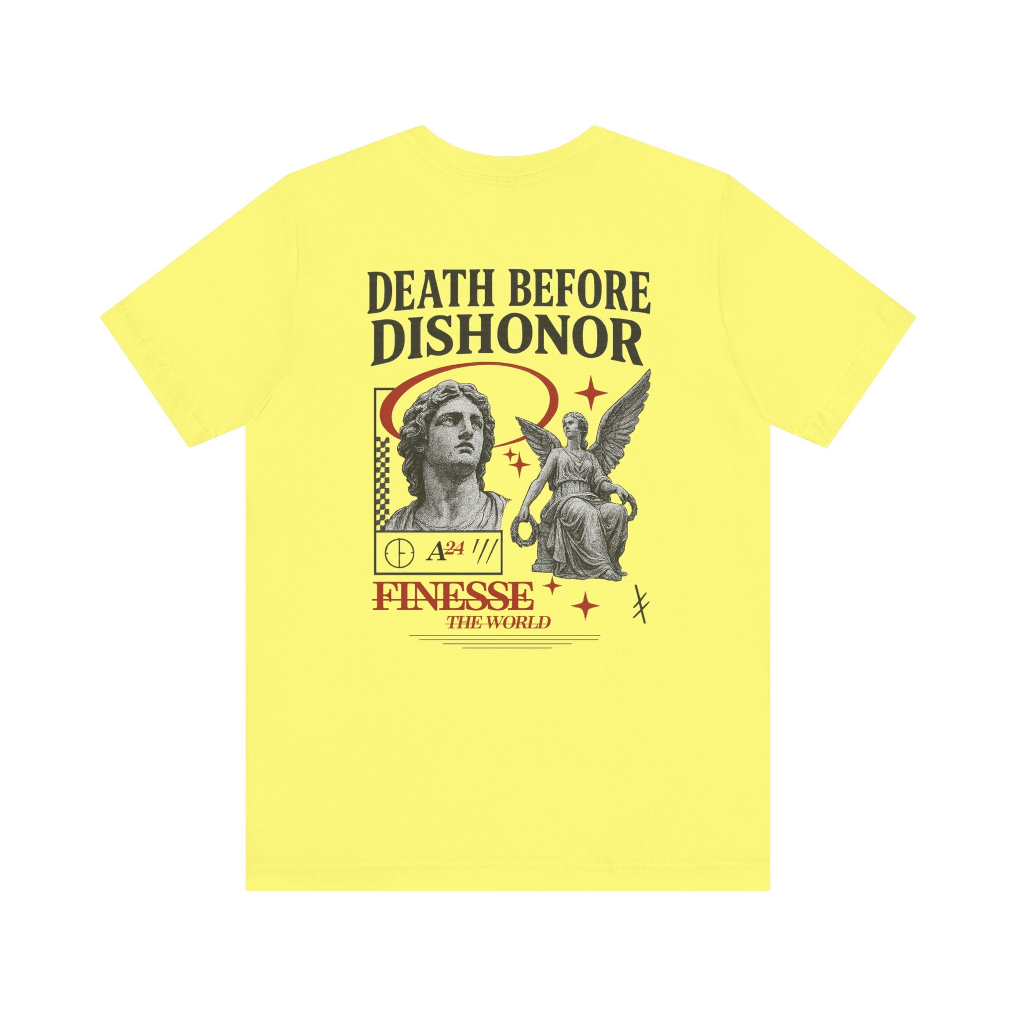 FinesseTheWorld "Death Before Dishonor" BACK Graphic T-Shirt