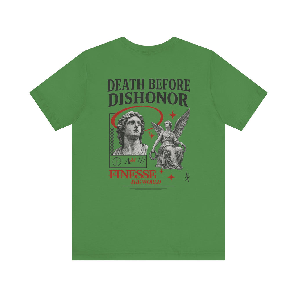 FinesseTheWorld "Death Before Dishonor" BACK Graphic T-Shirt