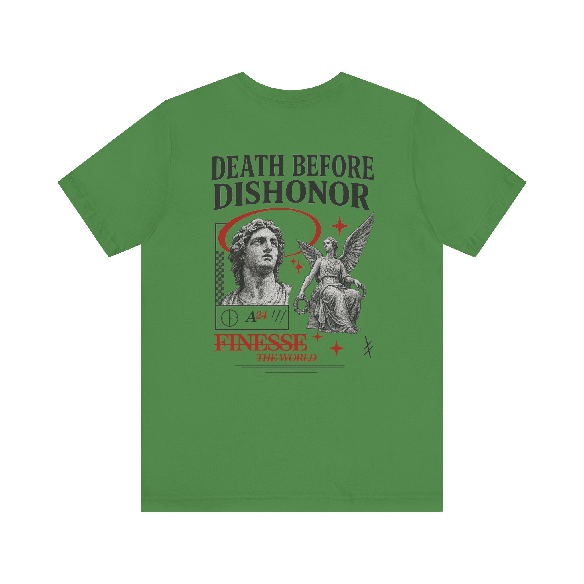 FinesseTheWorld "Death Before Dishonor" BACK Graphic T-Shirt
