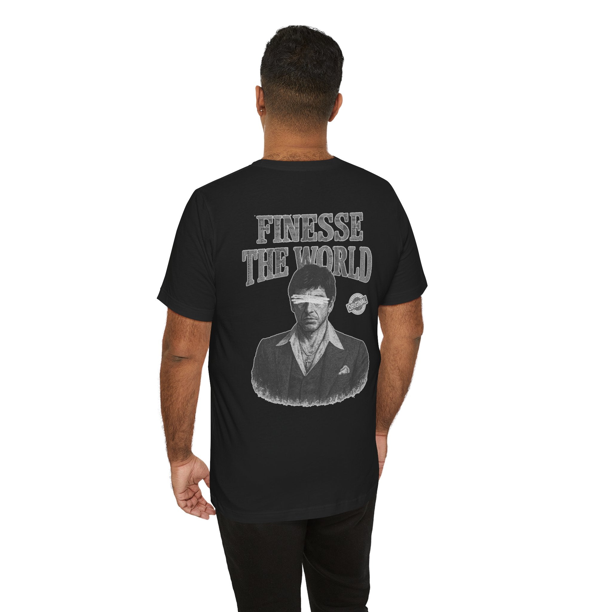 Finesse the World B/W "Tony M" Graphic T-Shirt