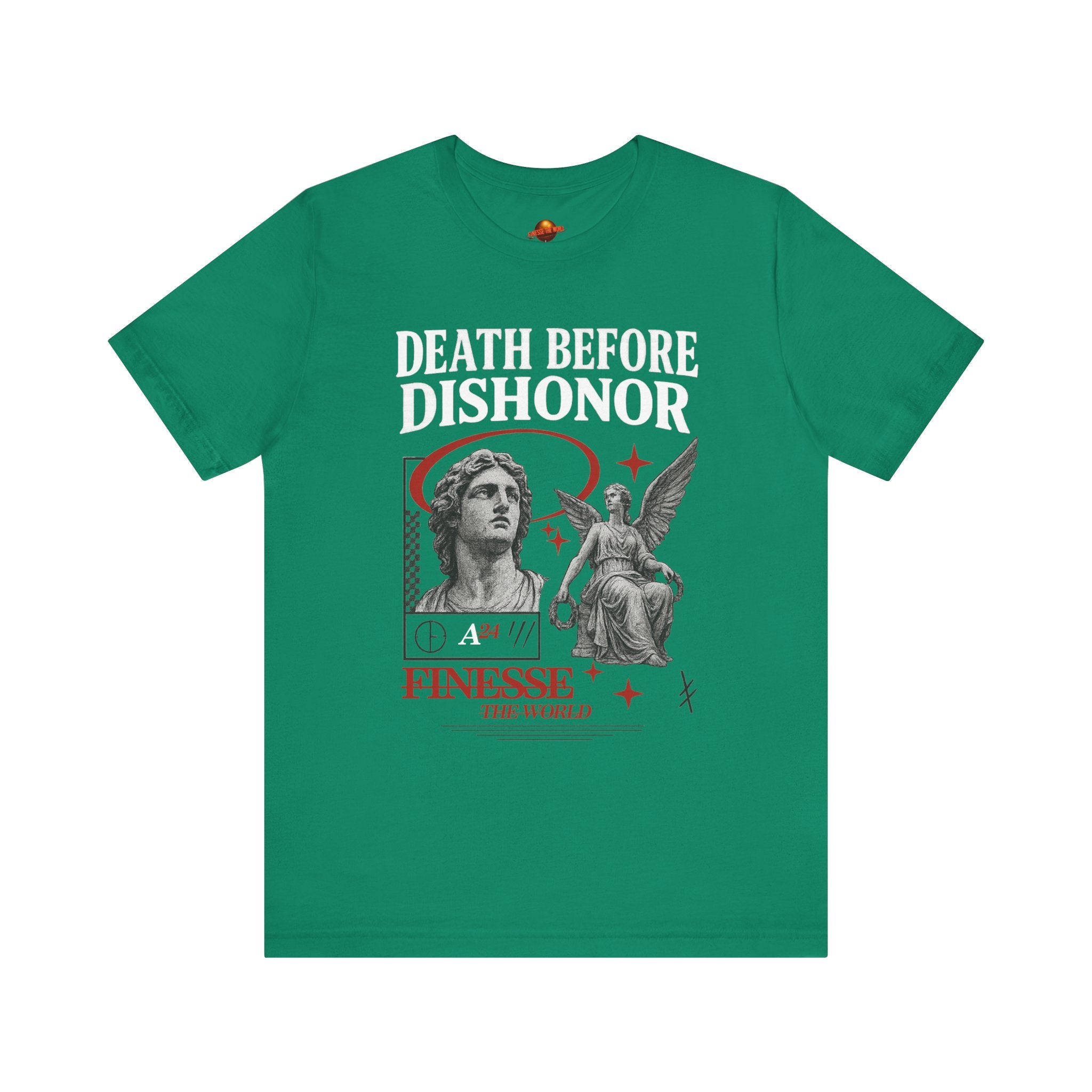 FinesseTheWorld "Death Before Dishonor" Graphic T-Shirt